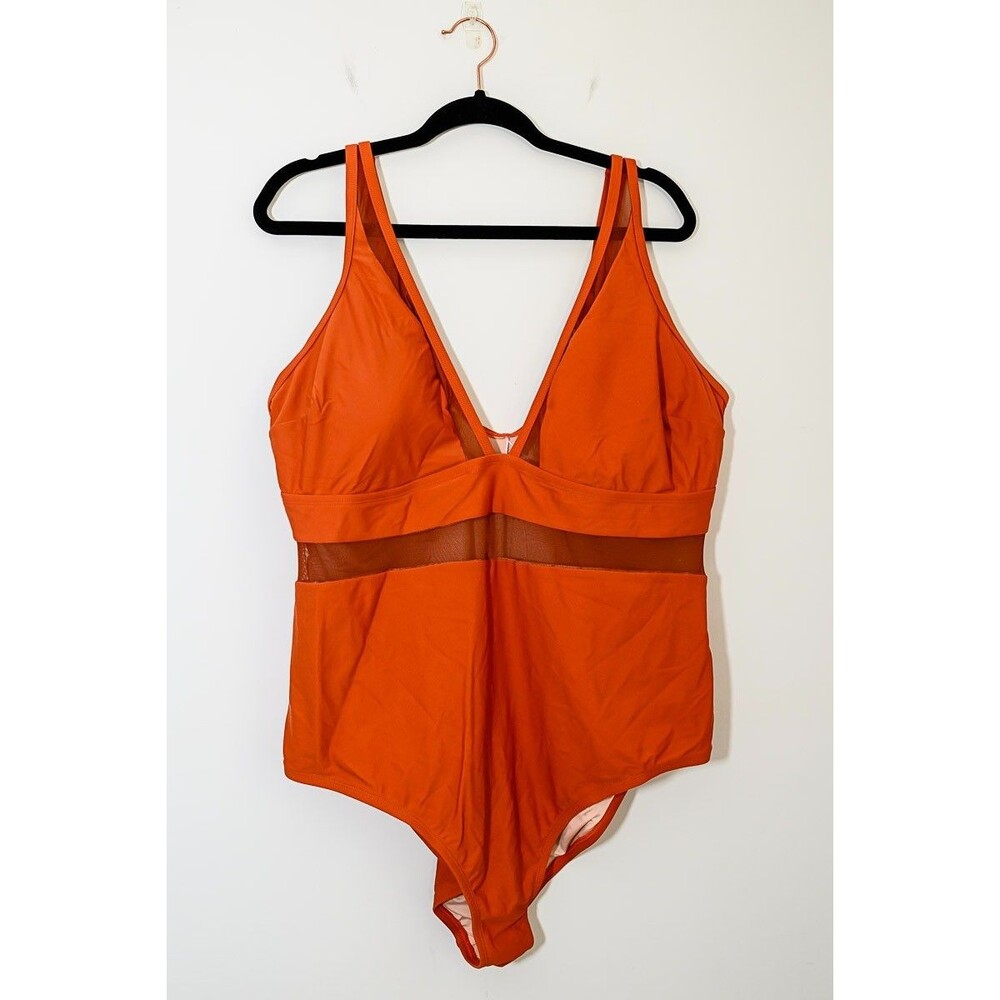 CUPSHE Bathing Suit Tummy Control One Piece Swimsuit 3X Beach Resort Vacation